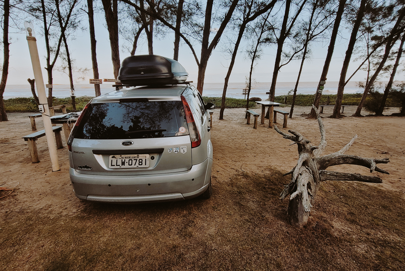 Nossa roadtrip pelo Brasil começou a beira-mar em Marataízes